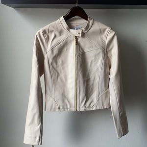 Pink Guess Faux Leather Jacket